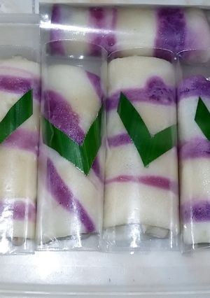 Foto resep Dadar gulung zebra pandan(simple aja)