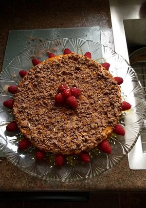A picture of Toblerone Cheesecake.