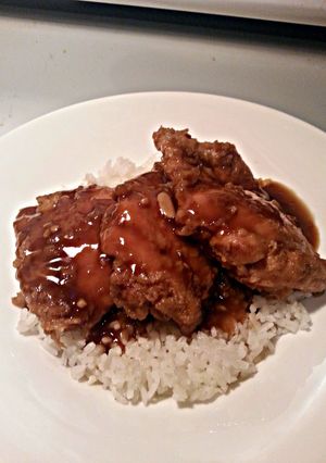 A picture of Shoyu chicken (fried).