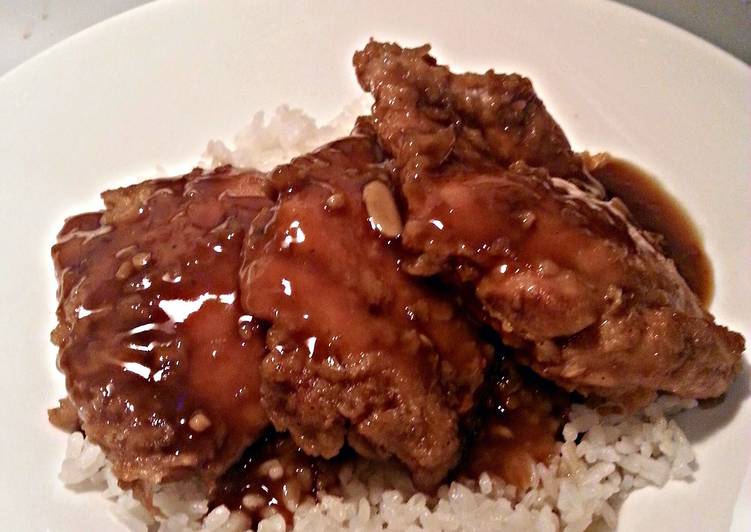 Shoyu chicken (fried)