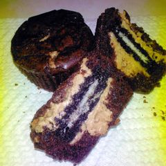 A picture of Brenda's Peanut butter Oreo Brownies.