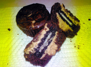 A picture of Brenda's Peanut butter Oreo Brownies.