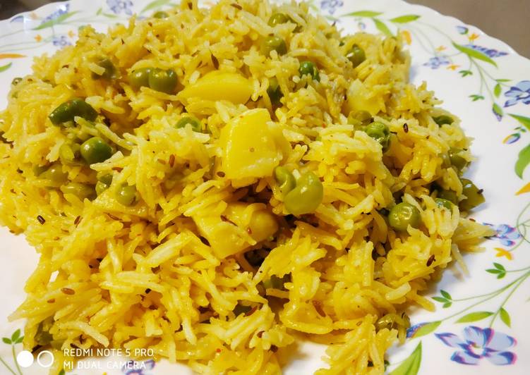 Aloo Matar pulao