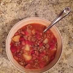 A picture of Sausage Bean Soup.
