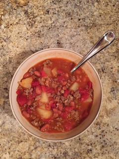 A picture of Sausage Bean Soup.
