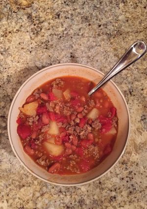 A picture of Sausage Bean Soup.