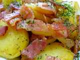 bacon potato stir fry