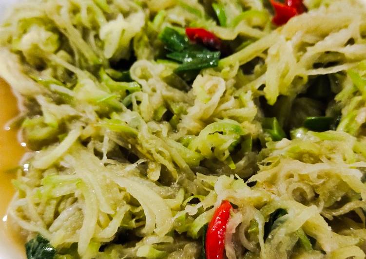 Bagaimana Menyiapkan Tumis Labu siam simple cepat edisi ke 2 Anti Gagal