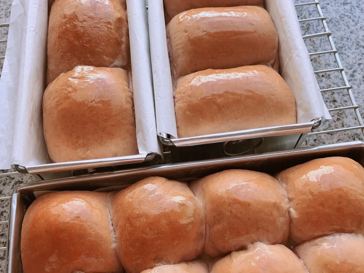 Cara Mudah Membikin Resep Roti sobek ubi ungu (taro milk bread) yang Lezat Sekali Anti Ribet, Lezat Sekali