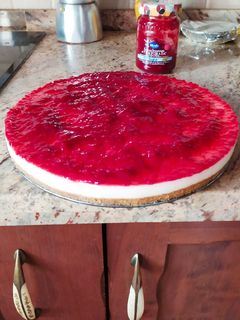 Una foto de Tarta de queso al limón con Thermomix 5