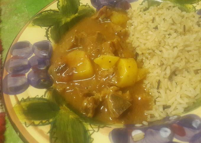 Lamb & sweet potato curry