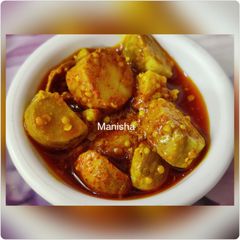A picture of Jackfruit Seed Pickle(Kathal).