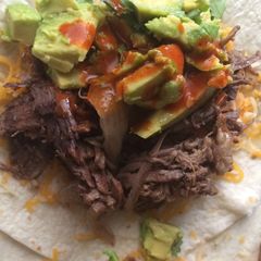 A picture of California Shredded Beef And Cheese Burritos.