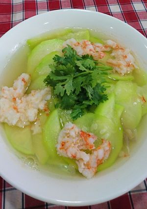 Hình của món Canh dưa hường nấu tôm.