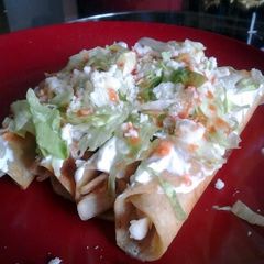 A picture of Mexican Taquitos.