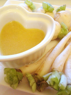 A picture of Vegan Bagna Cauda without Anchovy.
