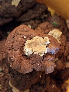 A picture of Chocolate Peanut Butter Super Cookies.