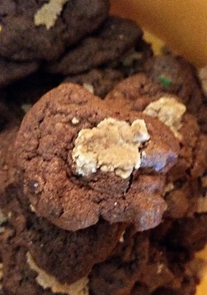 A picture of Chocolate Peanut Butter Super Cookies.