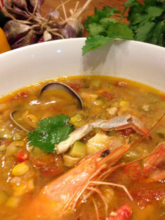A picture of Seafood Soup.