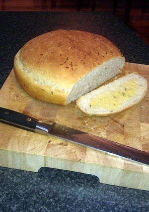 A picture of No Knead Bread.