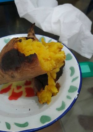 Foto resep Ubi Cilembu panggang tanpa oven