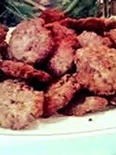 A picture of Mini fried patties.