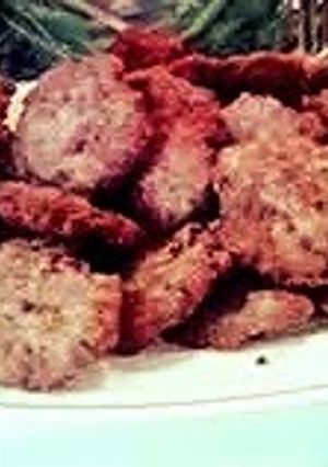 A picture of Mini fried patties.