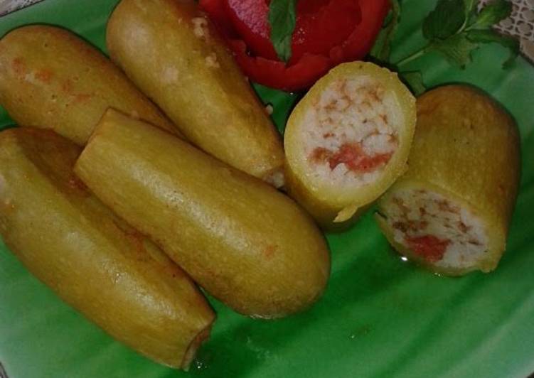 Simple Way to Prepare Super Quick Lebanese stuffed squash/zucchini