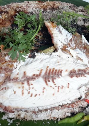 A picture of Pla Pao / Thai Style Grilled Whole Fish.