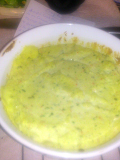 A picture of crab Rangoon dip.