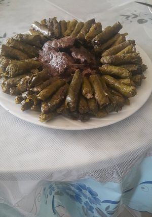 صورة لوصفة ورق عنب باللحم