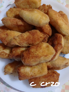 Una foto de Croquetas de bacalao con cebolla caramelizada