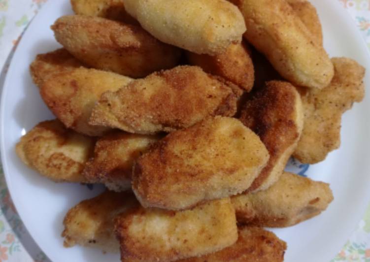 Croquetas de bacalao con cebolla caramelizada