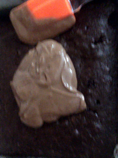 A picture of super moist devil brownie.
