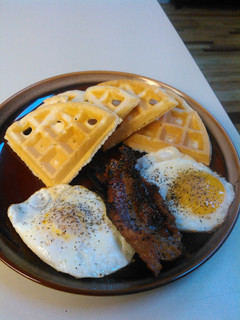 A picture of Waffles.