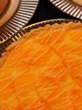 Persimmon & Mandarin Orange No-Bake Tart