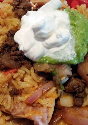 A picture of Ray's' Ultimate Nachos.