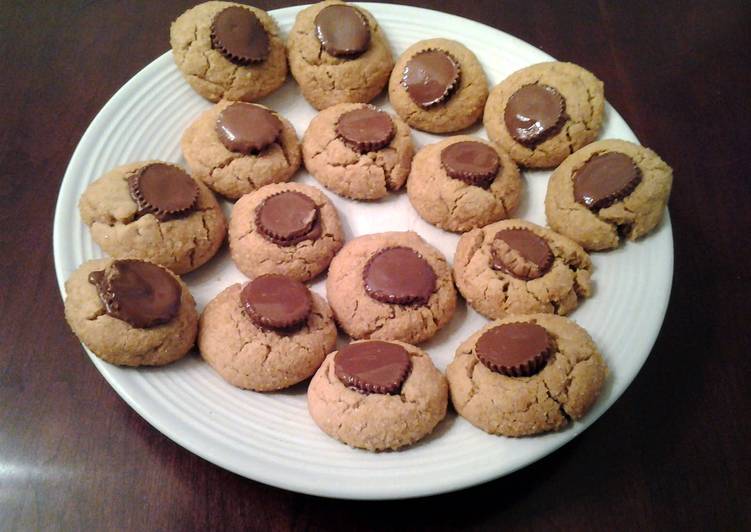 Recipe of Ultimate Double Peanut Butter Cookies with a kick!