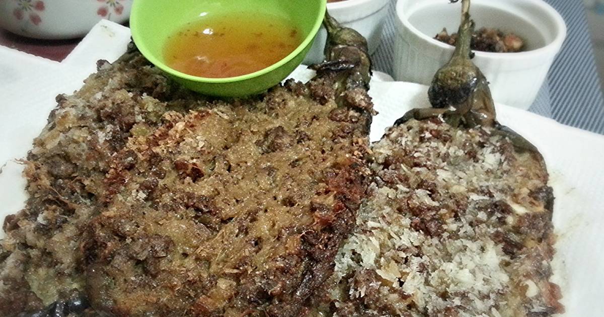 Eggplant Pork Torta (Tortang Talong with Giniling) Recipe by bemski