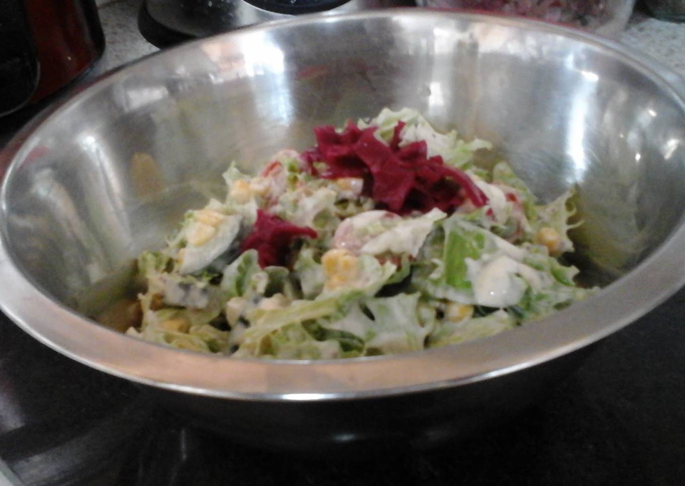 My Wholegrain Mustard and Lime Salad 😊