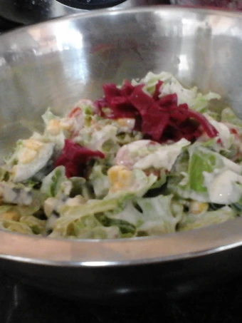 Simple Way Make Recipe My Wholegrain Mustard and Lime Salad  😊 that is Delicious, So Delicious}