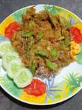 915. Dadar Buncis Rawit Garing