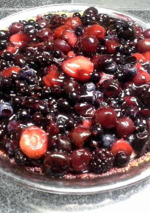 A picture of Berry Cheescake.