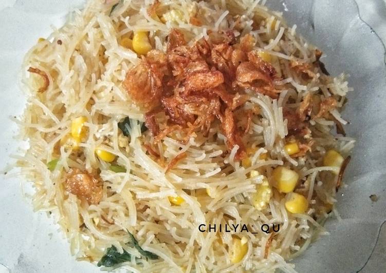 Bahan Menyiapkan 13. Mihun goreng yang praktis