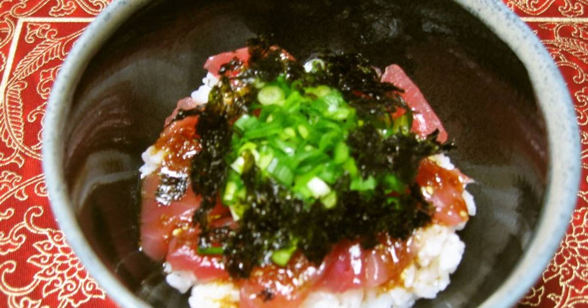 Yukhoe (Yukke) Rice Bowl With Tuna Recipe by cookpad.japan Cookpad