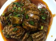 A picture of cà tím nhồi thịt