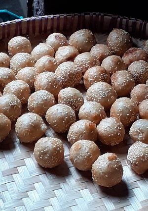 Foto resep Onde-onde ubi isi kacang hijau