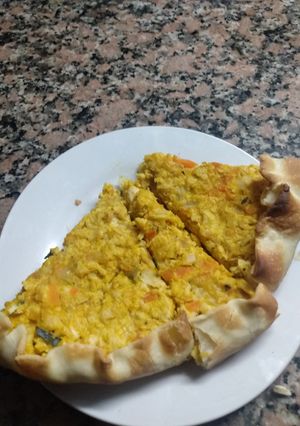 Una foto de Tarta de pollo y verduras