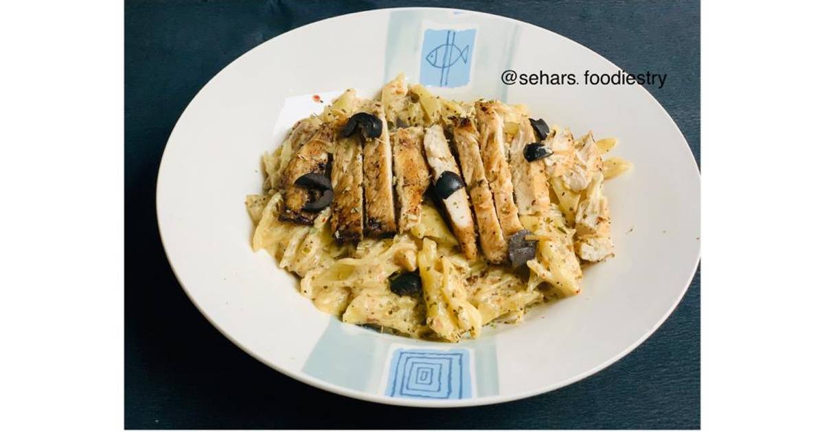 Chicken Alfredo Pasta Recipe by Sehar Ijaz Cookpad
