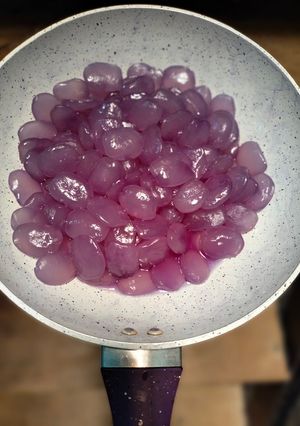 Foto resep Manisan kolang kaling bunga telang